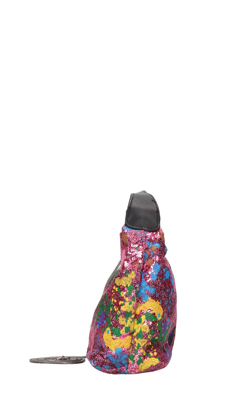 REBELLE Borsa In Tessuto E Paillettes