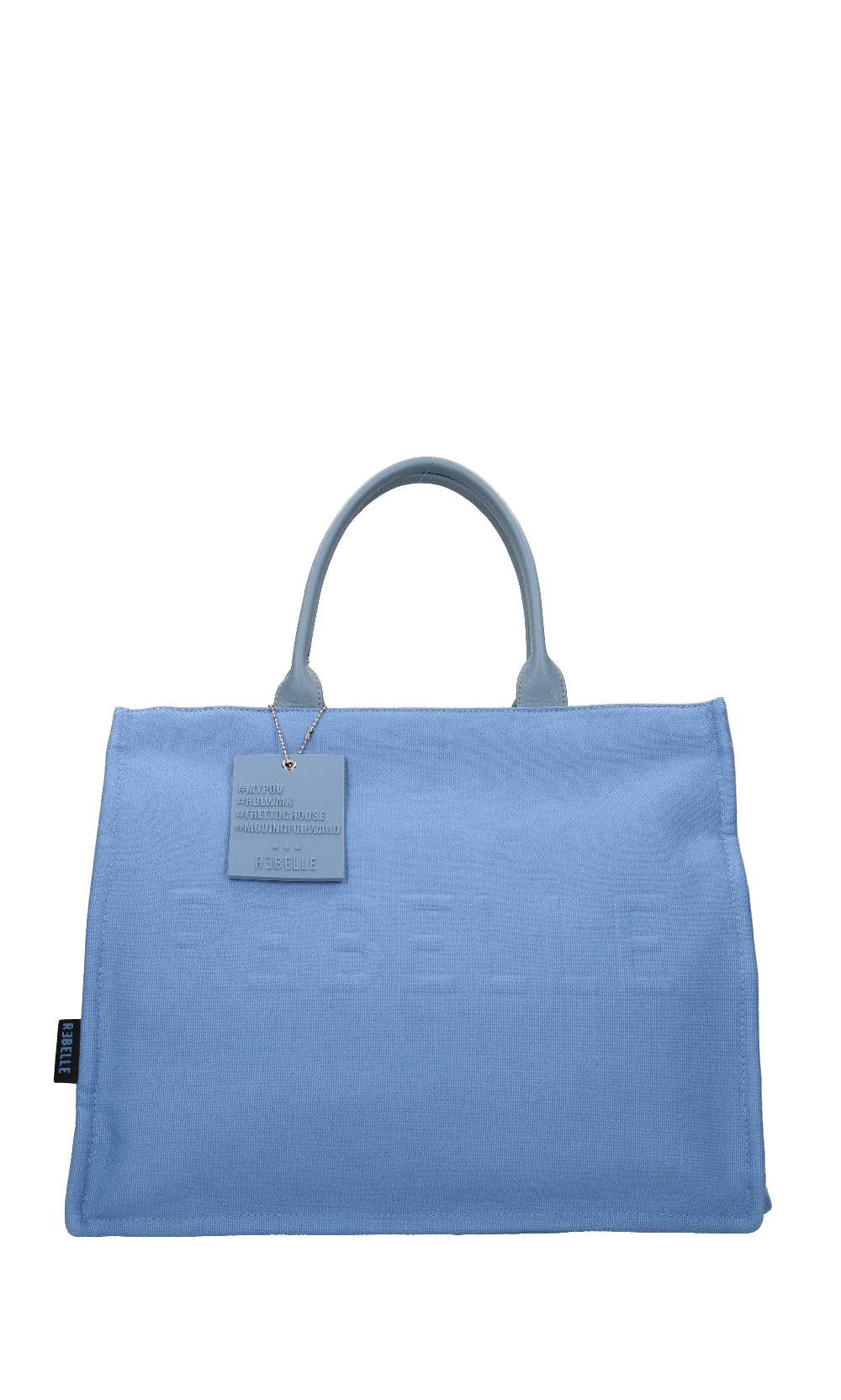 REBELLE Borsa in tessuto e pelle