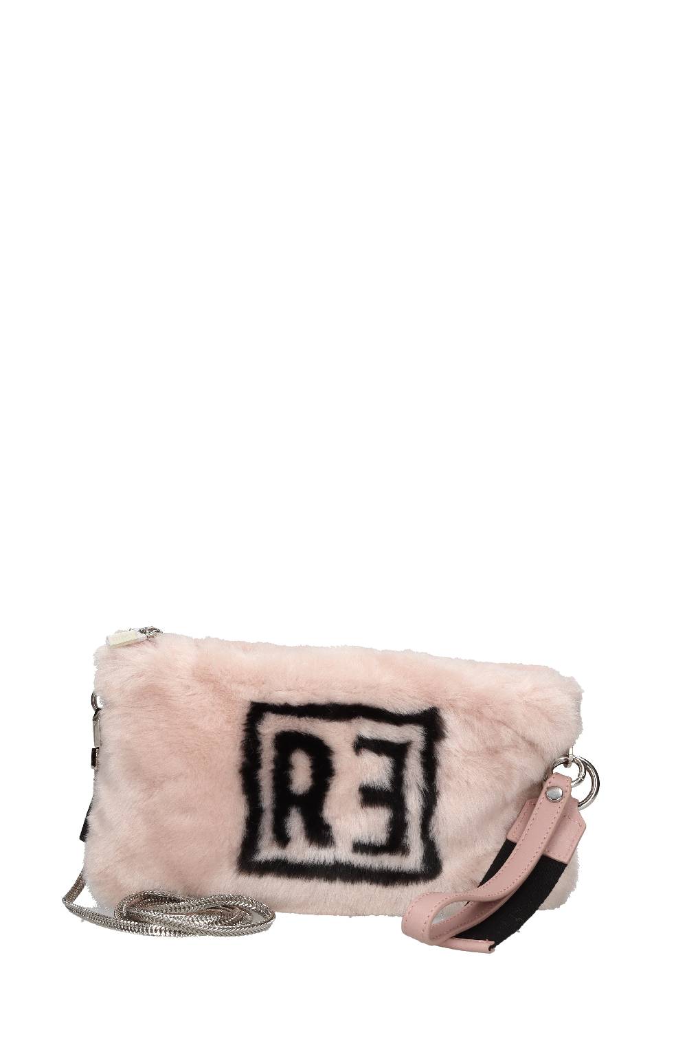 REBELLE Clutch/Tracolla in ecopelliccia