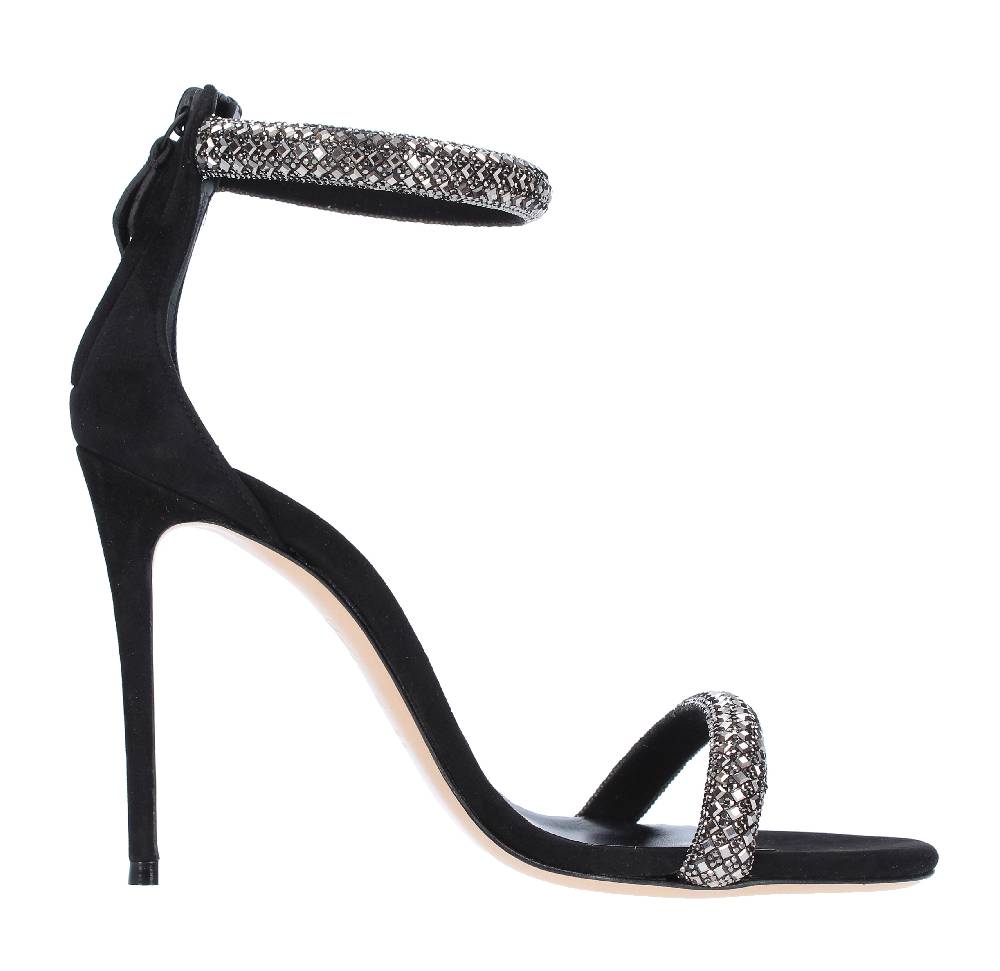 CASADEI Sandali CASEDEI SCARLET STRATOSPHERE In Camoscio Con Decorazione Di Cristalli