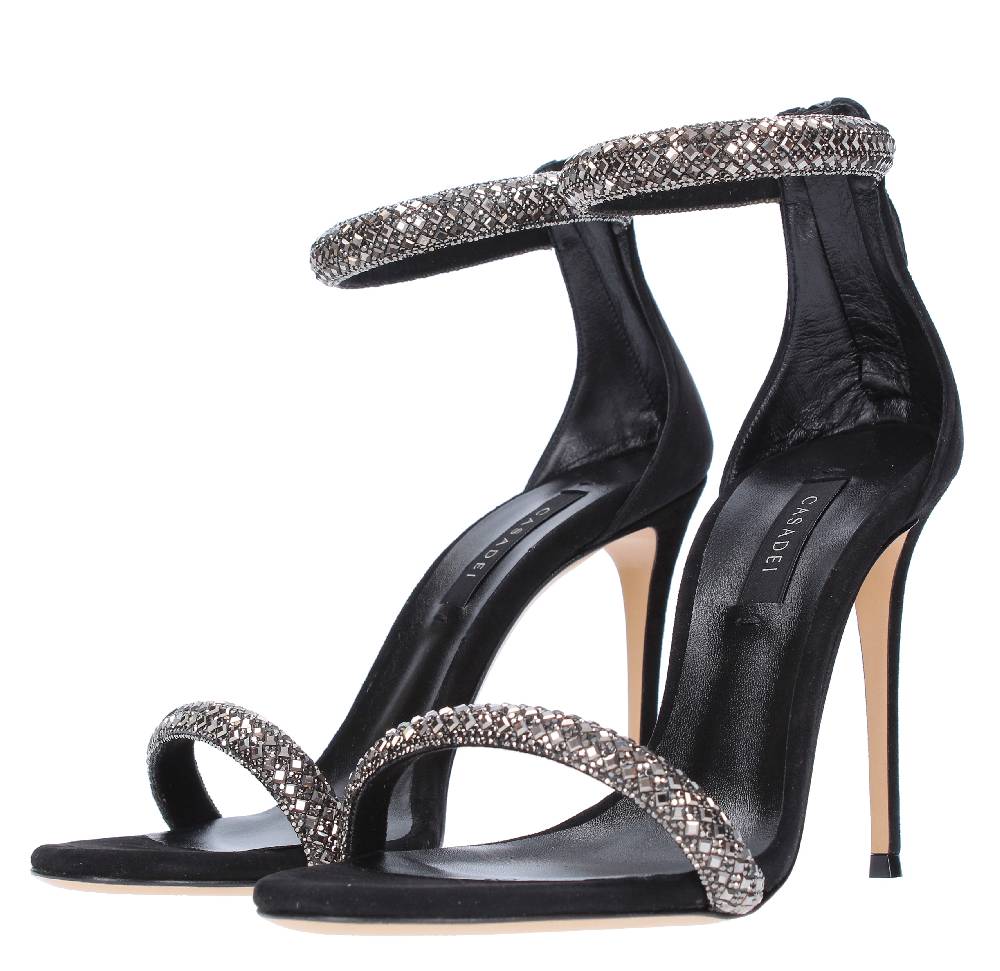 CASADEI Sandali CASEDEI SCARLET STRATOSPHERE In Camoscio Con Decorazione Di Cristalli