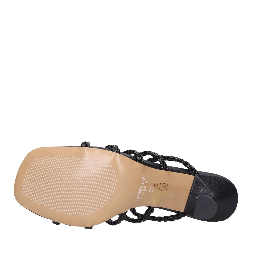 EMANUELLE VEE Sandali Infradito In Pelle Ed Ecopelle