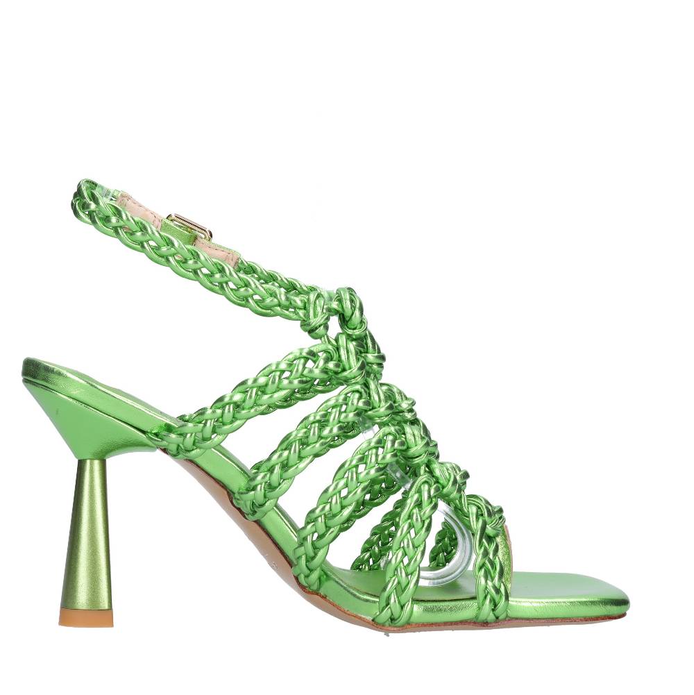 EMANUELLE VEE Sandali Infradito In Pelle Ed Ecopelle