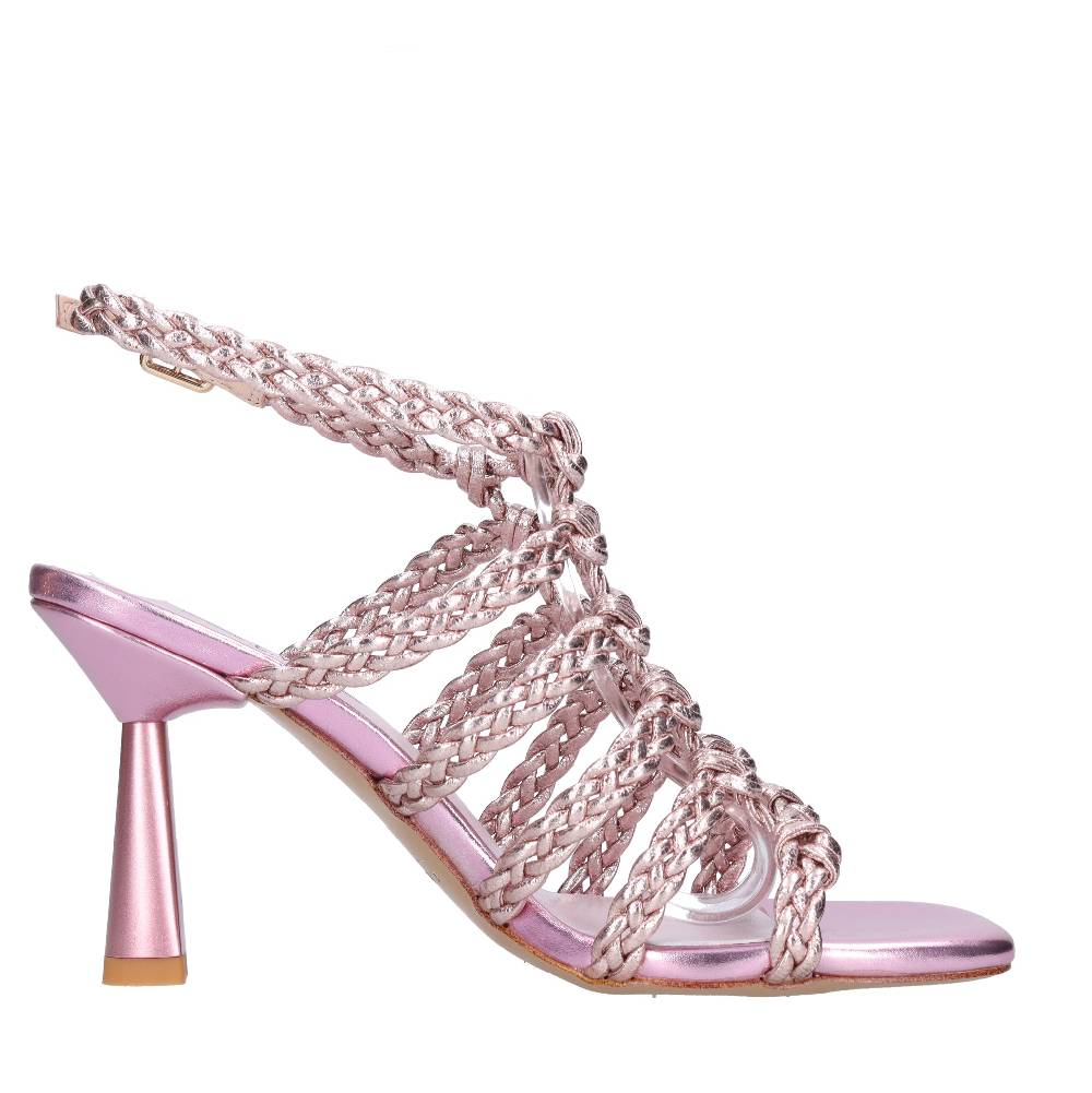 EMANUELLE VEE Sandali Infradito In Pelle Ed Ecopelle