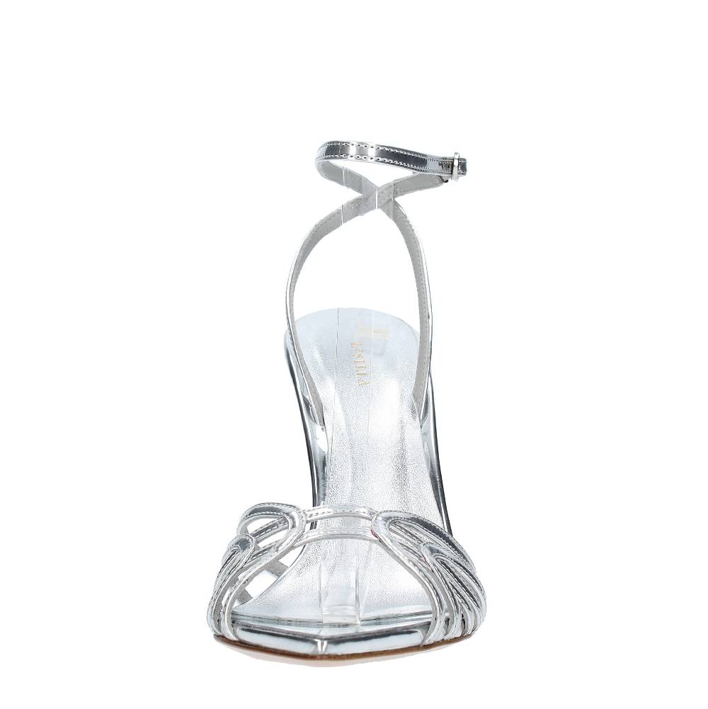 LE SILLA Sandali Modello BELLA In Pelle Con Effetto Metallizzato