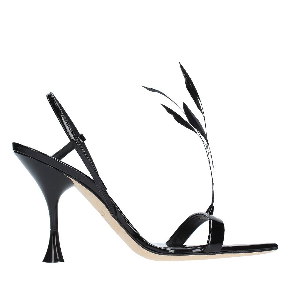 3JUIN Sandali Modello KIMI-SS 24 095 In Pelle Lucida