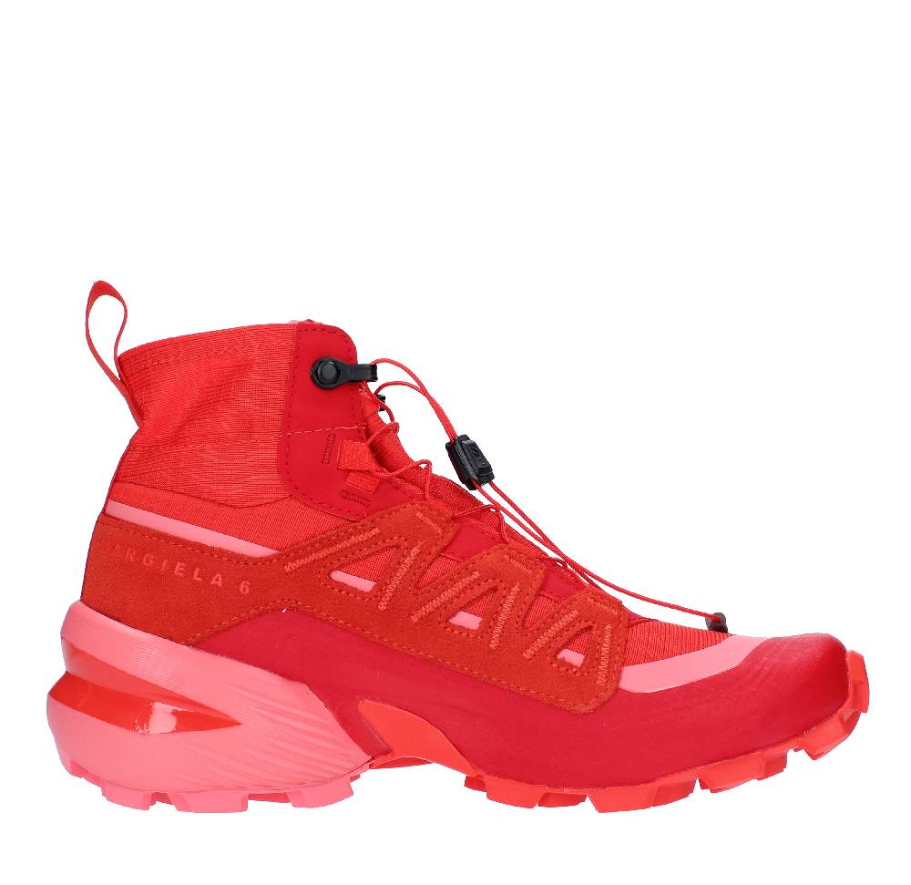 MM6 MAISON MARGIELA Scarponcini In Pelle E Camoscio