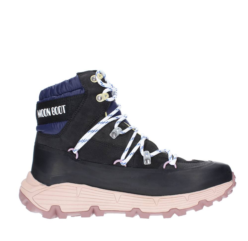 MOON BOOT Scarponcini Modello TECH HIKER Di MOON BOOT, In Nabuk E Pelle Scamosciata Idrorepellente