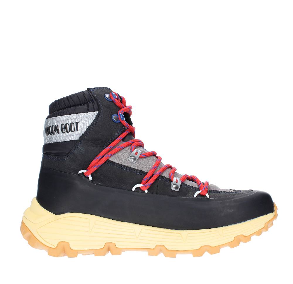 MOON BOOT Scarponcini Modello TECH HIKER Di MOON BOOT, In Nabuk E Pelle Scamosciata Idrorepellente