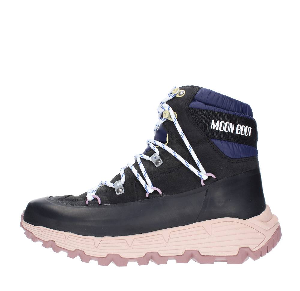 MOON BOOT Scarponcini modello TECH HIKER di MOON BOOT, in nabuk e pelle scamosciata idrorepellente