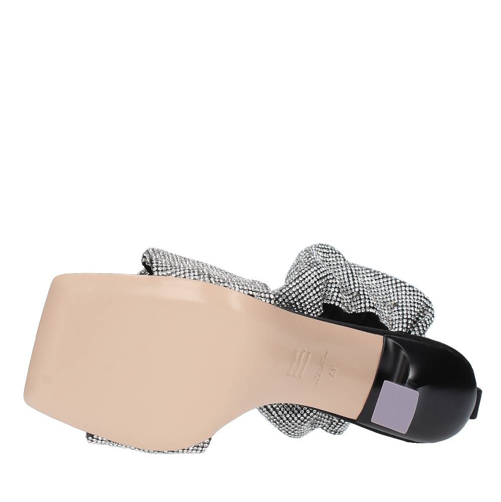 SEBASTIAN Sandali In Raso E Strass