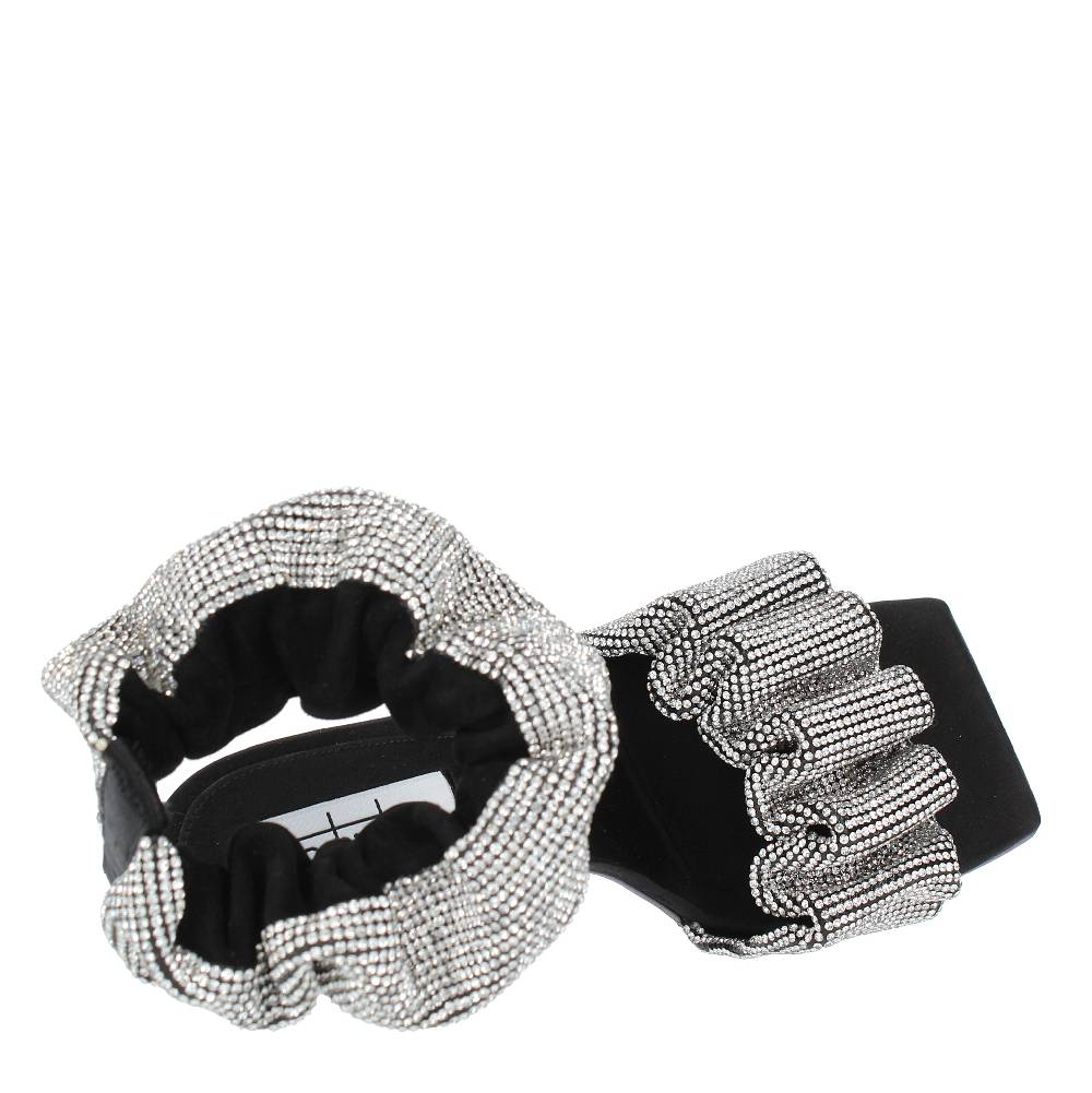 SEBASTIAN Sandali In Raso E Strass