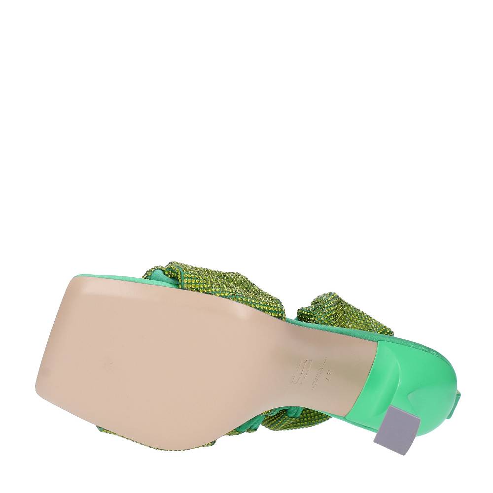 SEBASTIAN Sandali In Raso E Strass