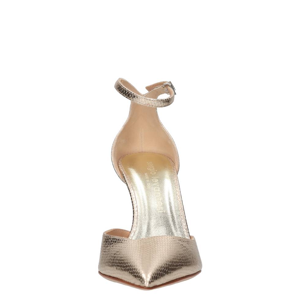 SERGIO LEVANTESI Décolleté In Pelle Pitonata