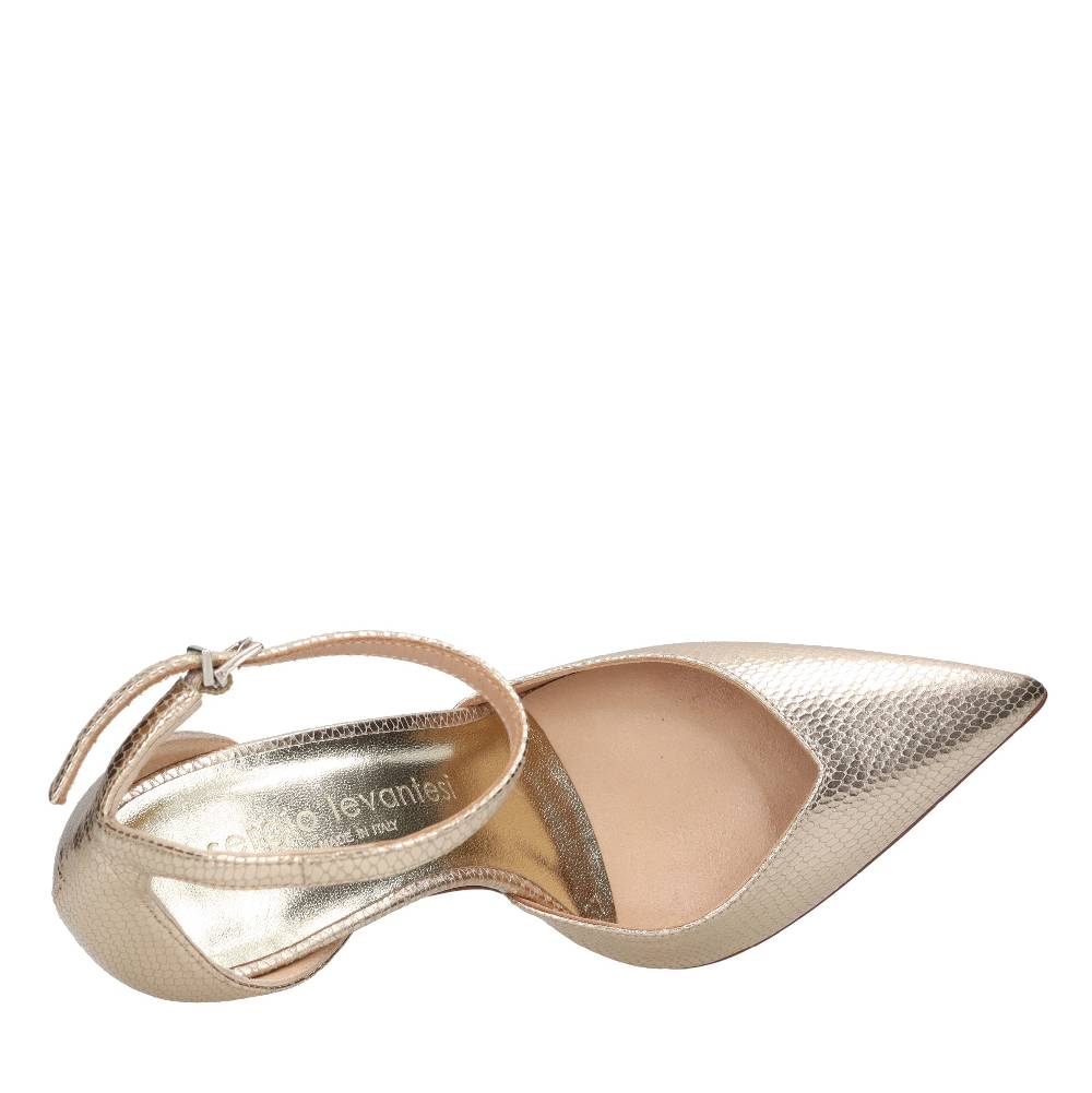 SERGIO LEVANTESI Décolleté In Pelle Pitonata