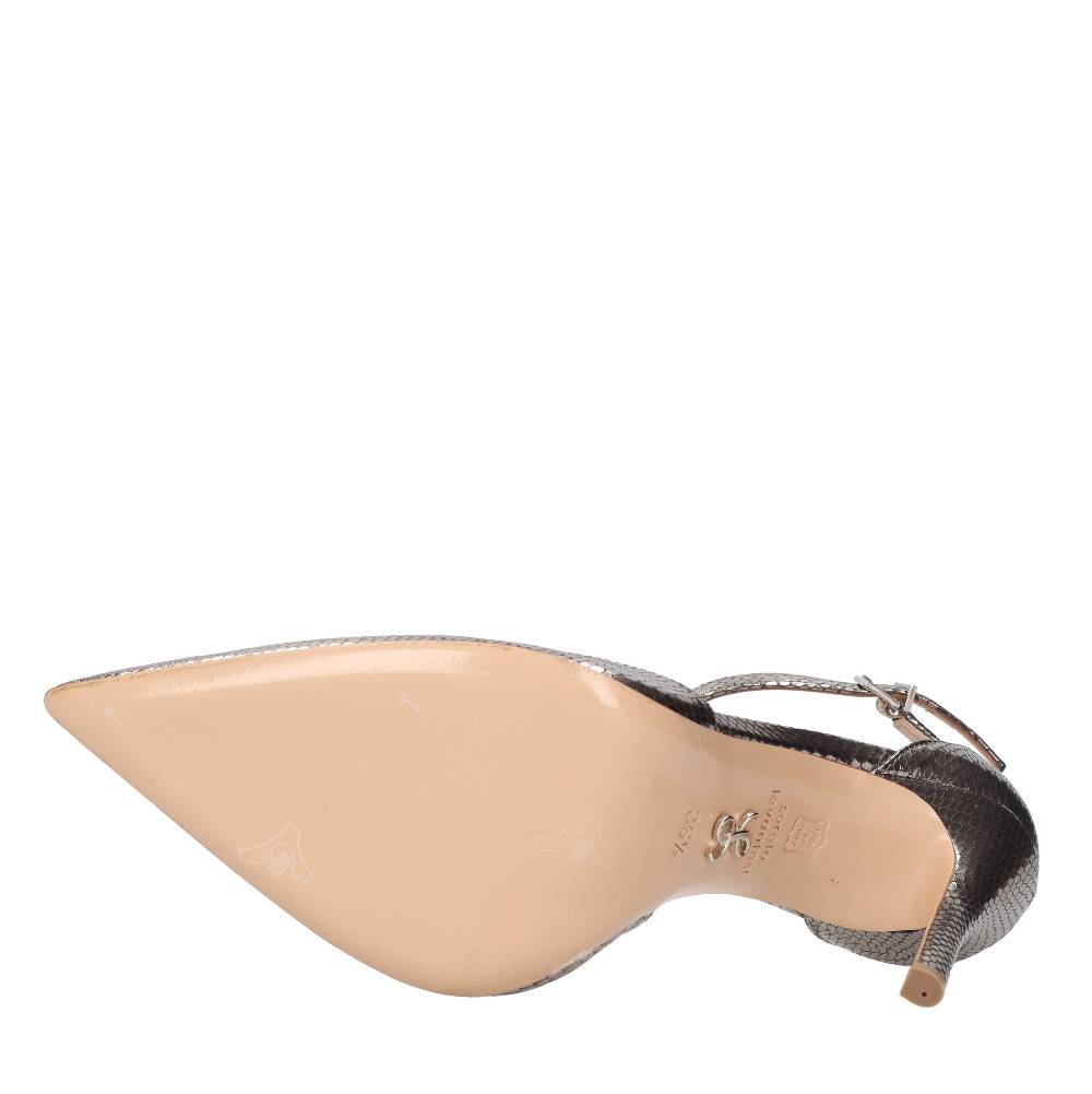 SERGIO LEVANTESI Décolleté In Pelle Pitonata