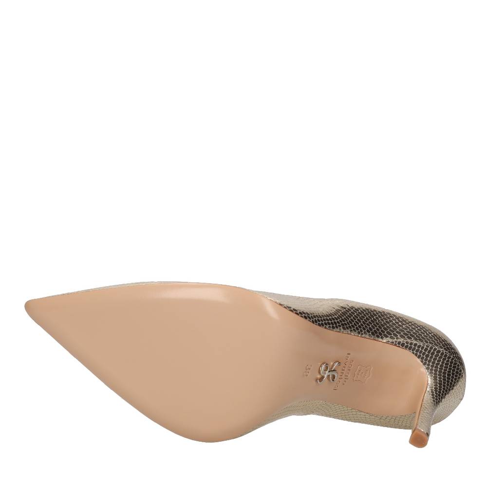 SERGIO LEVANTESI Décolleté In Pelle Pitonata