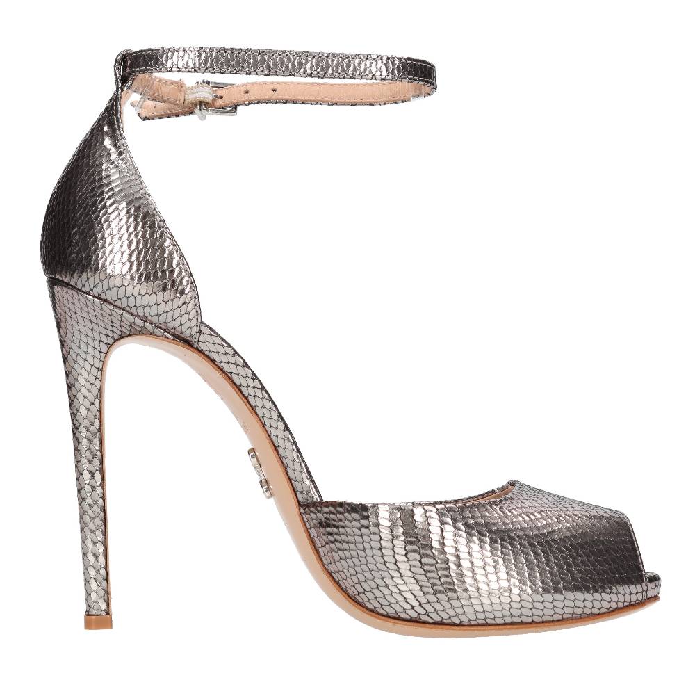 SERGIO LEVANTESI Sandali In Pelle Pitonata