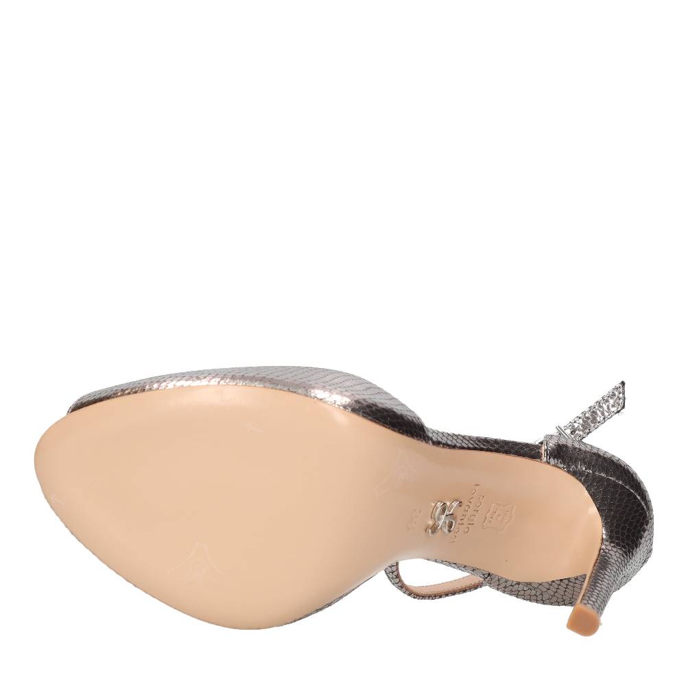 SERGIO LEVANTESI Sandali In Pelle Pitonata