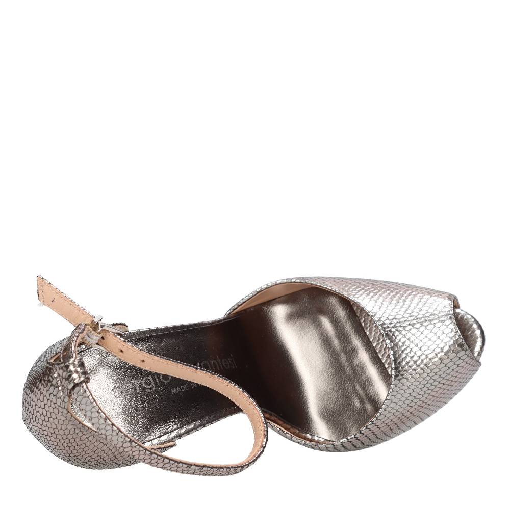 SERGIO LEVANTESI Sandali In Pelle Pitonata