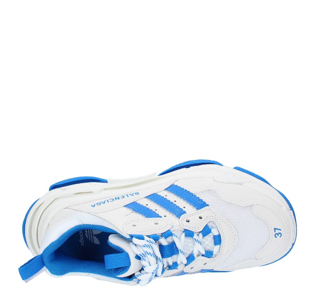 BALENCIAGA X ADIDAS Sneakers BALENCIAGA X ADIDAS TRIPLE S In Doppia Schiuma E Mesh Bianco E Azzurro