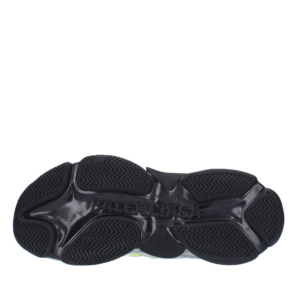 BALENCIAGA X ADIDAS Sneakers BALENCIAGA X ADIDAS TRIPLE S In Doppia Schiuma E Mesh Giallo Neon, Nero E Grigio