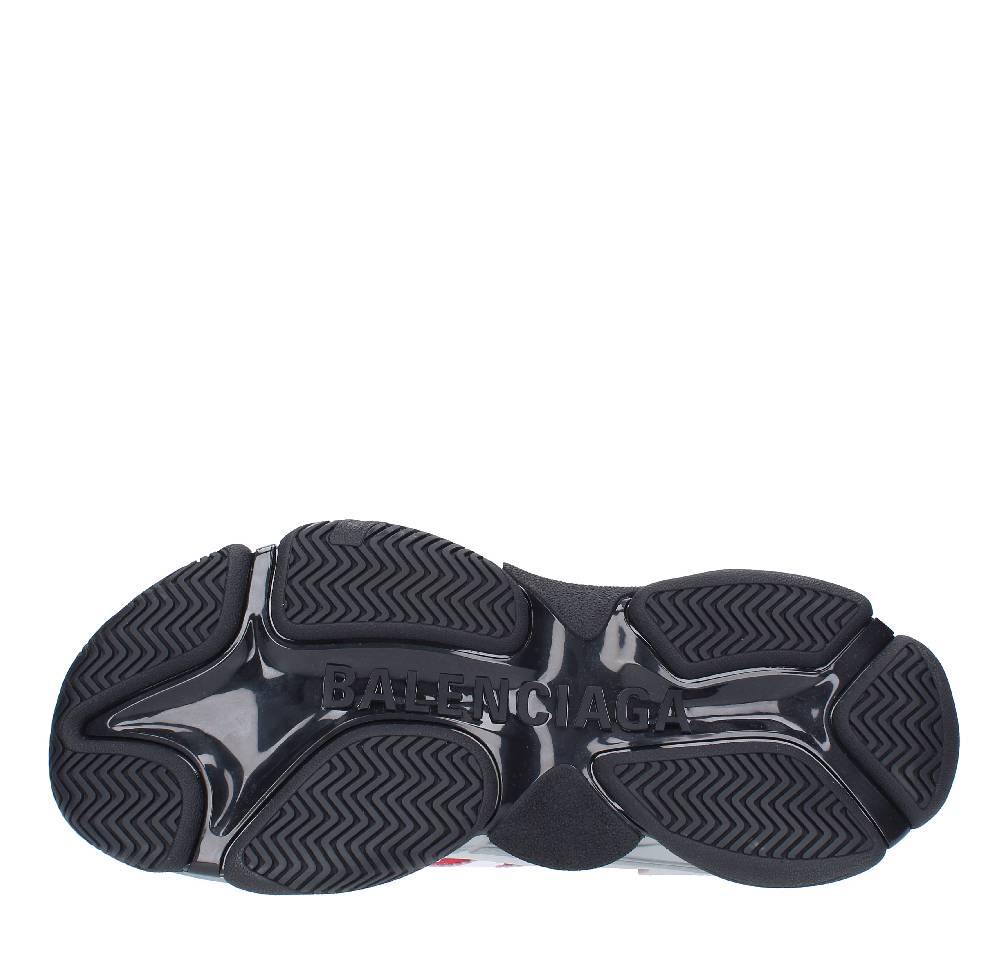 BALENCIAGA X ADIDAS Sneakers BALENCIAGA X ADIDAS TRIPLE S In Doppia Schiuma E Mesh Rosso, Nero E Grigio