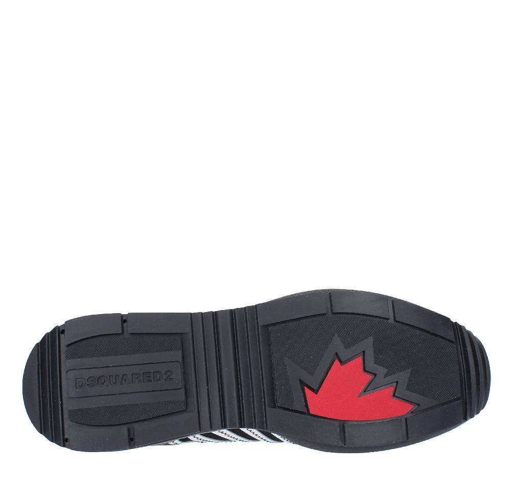 DSQUARED2 Sneakers DSQUARED2 Modello ORIGINAL LEGEND In Camoscio, Pelle E Tessuto