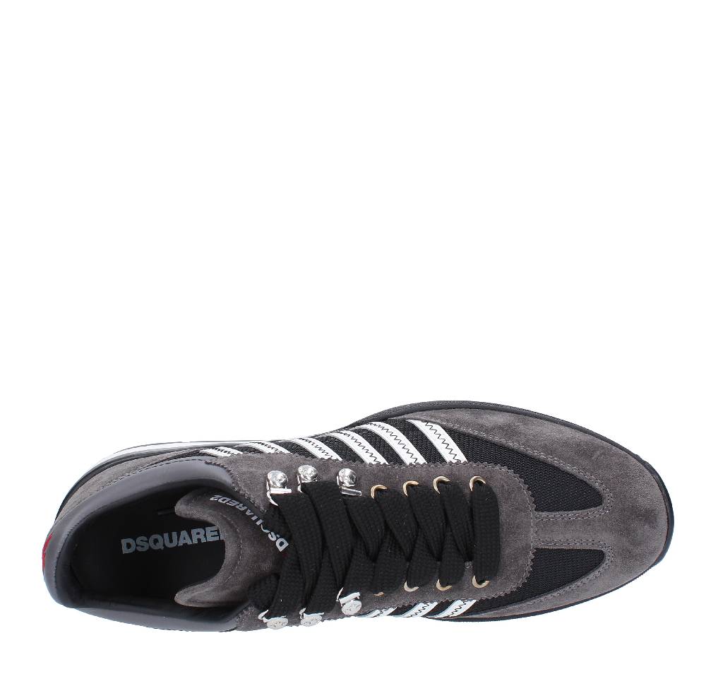 DSQUARED2 Sneakers DSQUARED2 Modello ORIGINAL LEGEND In Camoscio, Pelle E Tessuto
