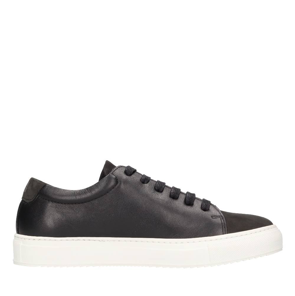 NATIONAL STANDARD Sneakers In Pelle Con Punta In Camoscio