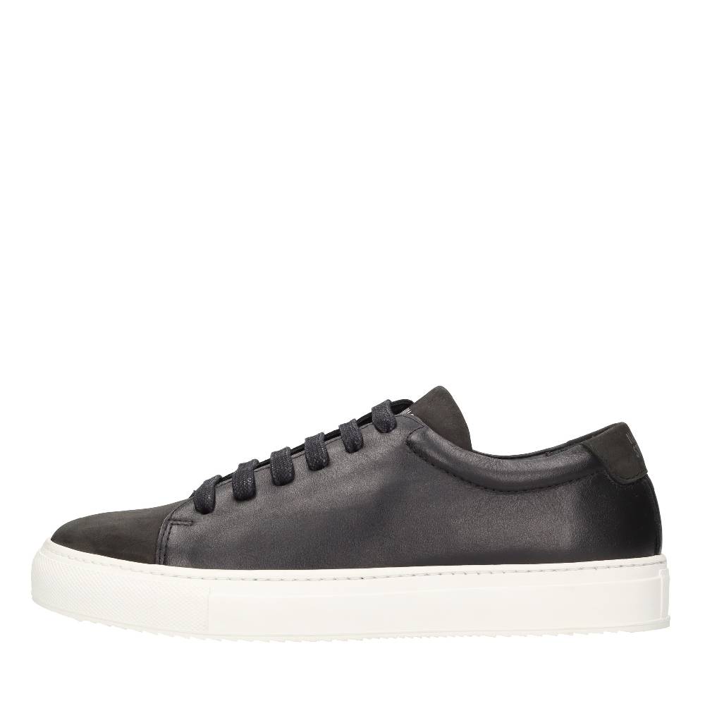 NATIONAL STANDARD Sneakers in pelle con punta in camoscio