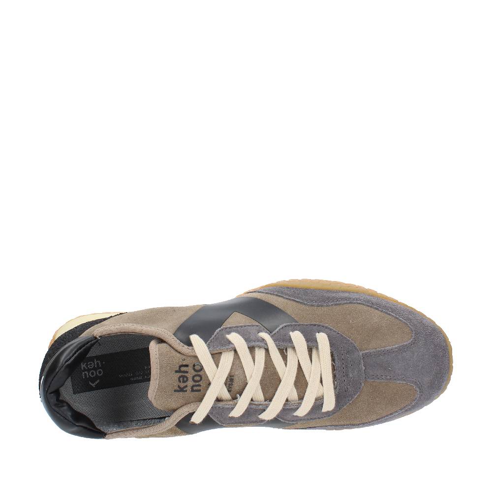 KEH NOO Sneakers KEH NOO In Camoscio Tessuto E Gomma