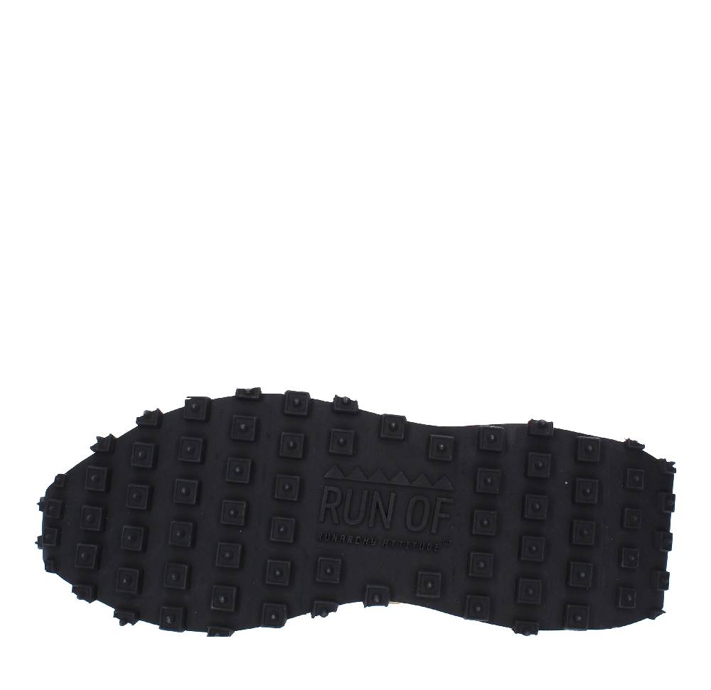 RUN OF Sneakers Modello 40038 RUN OF In Pelle Camoscio E Tessuto