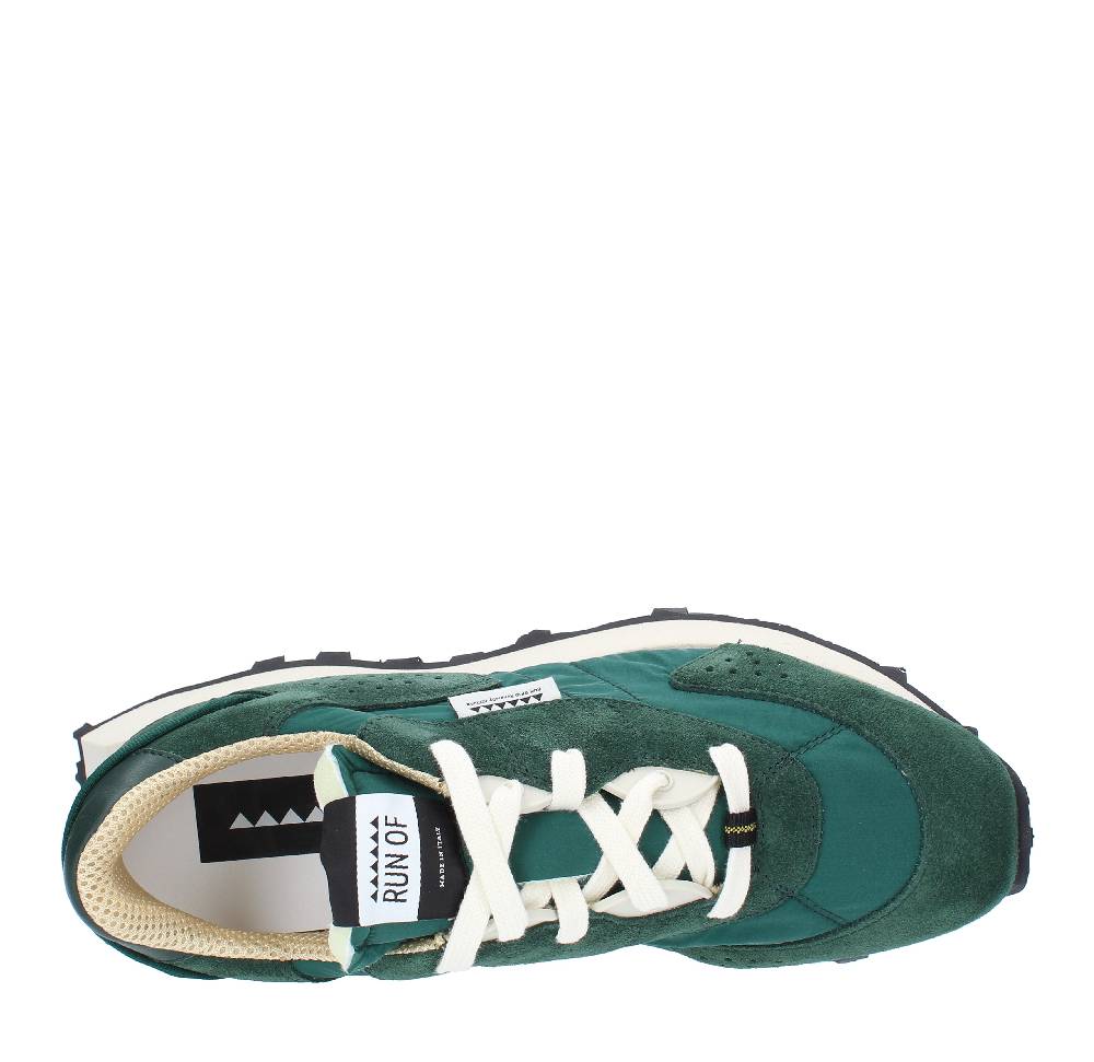 RUN OF Sneakers Modello 40282 RUN OF In Pelle Camoscio E Tessuto