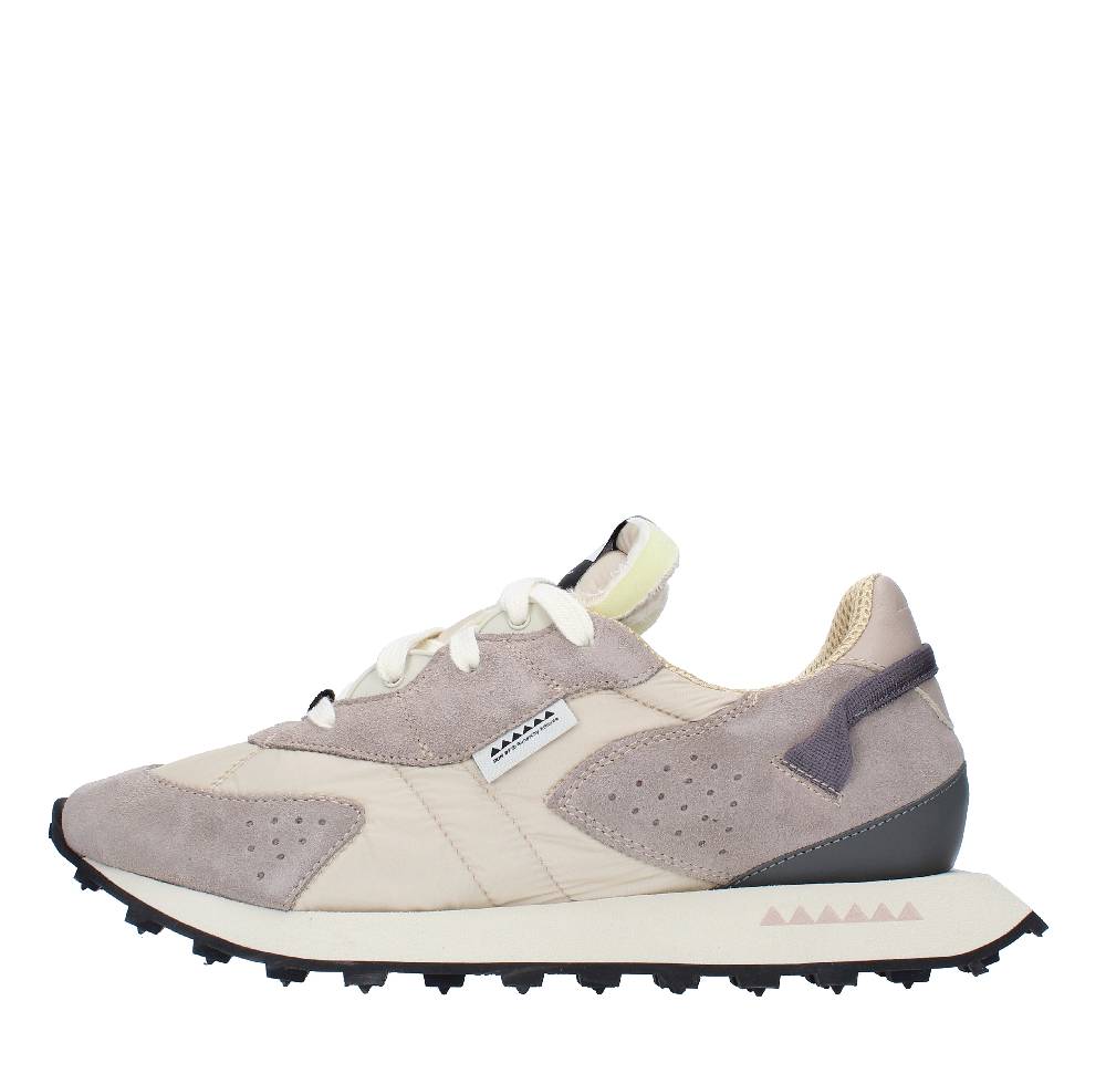 RUN OF Sneakers modello 40282 RUN OF in pelle camoscio e tessuto