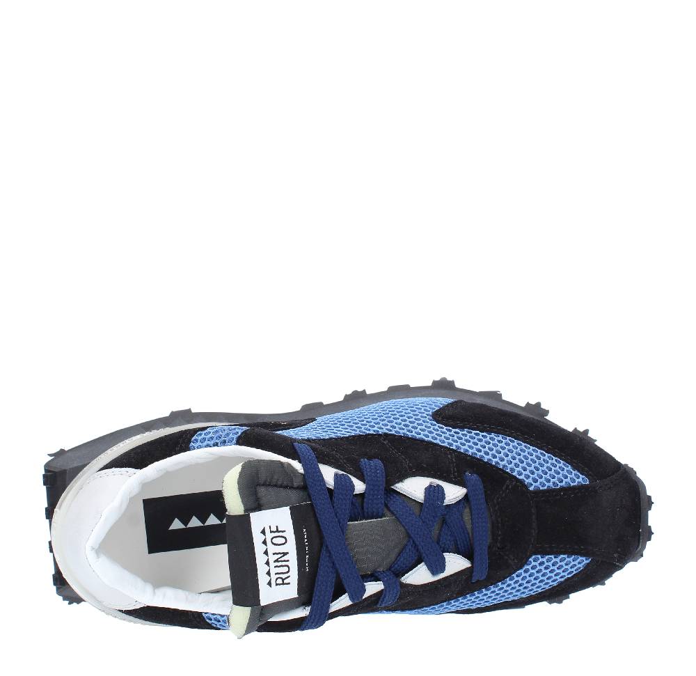 RUN OF Sneakers Modello 9378 RUN OF In Camoscio E Tessuto