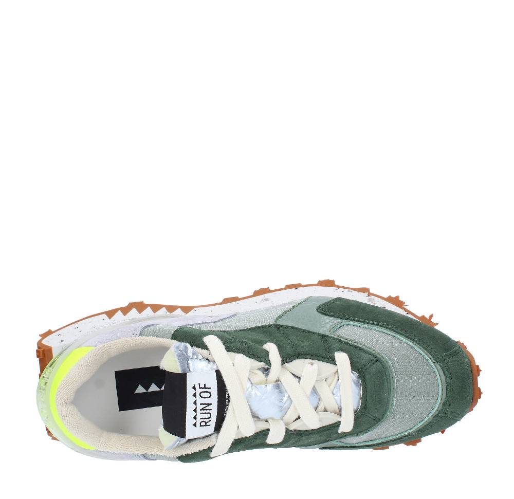 RUN OF Sneakers Modello ABEL RUN OF In Camoscio E Tessuto