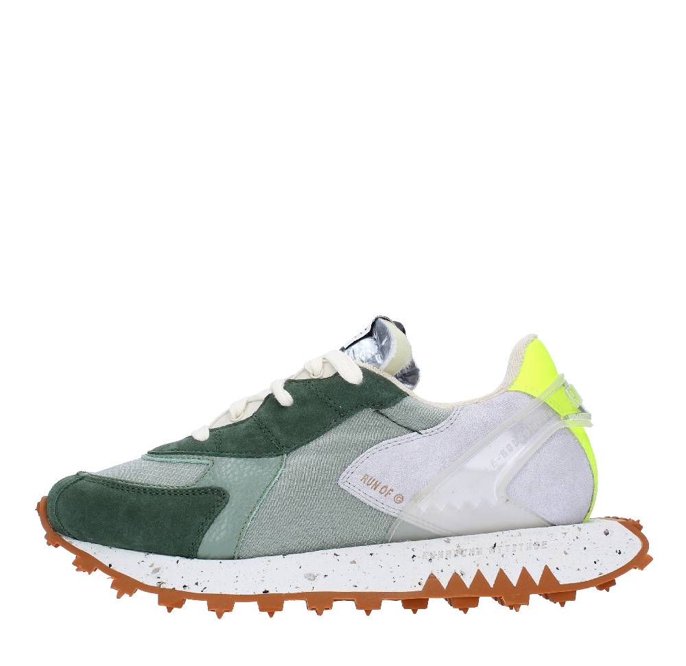 RUN OF Sneakers modello ABEL RUN OF in camoscio e tessuto