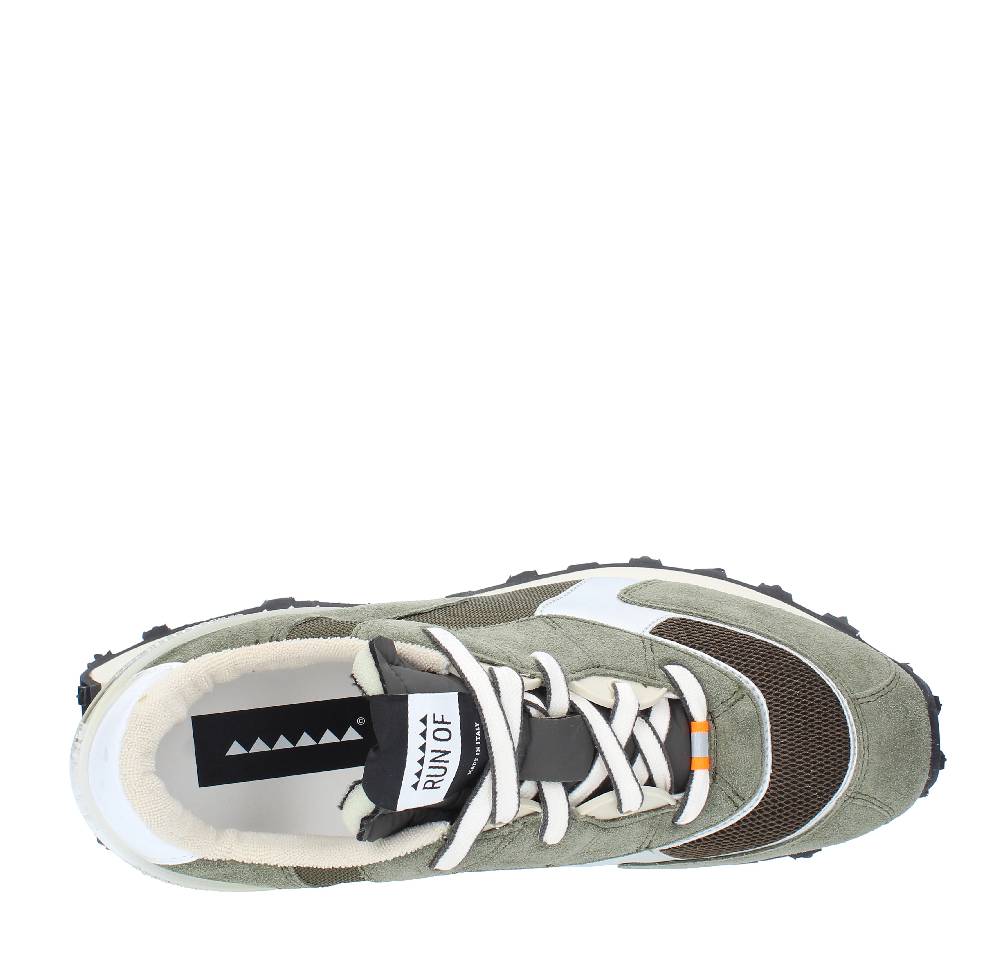RUN OF Sneakers Modello BUND RUN OF In Camoscio E Tessuto