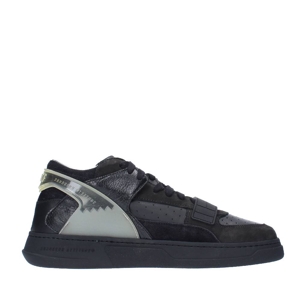 RUN OF Sneakers Modello ERRANT MID RUN OF In Pelle Camoscio E Tessuto