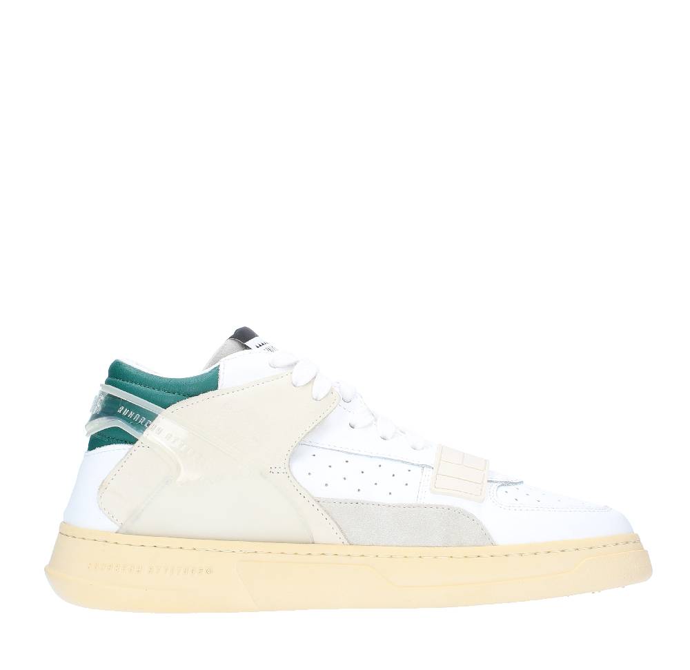 RUN OF Sneakers Modello MID COMBI-AV RUN OF In Pelle Camoscio E Tessuto