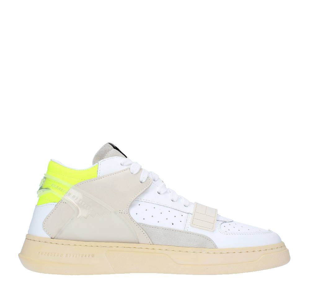 RUN OF Sneakers Modello MID COMBI-GF RUN OF In Pelle Camoscio E Tessuto