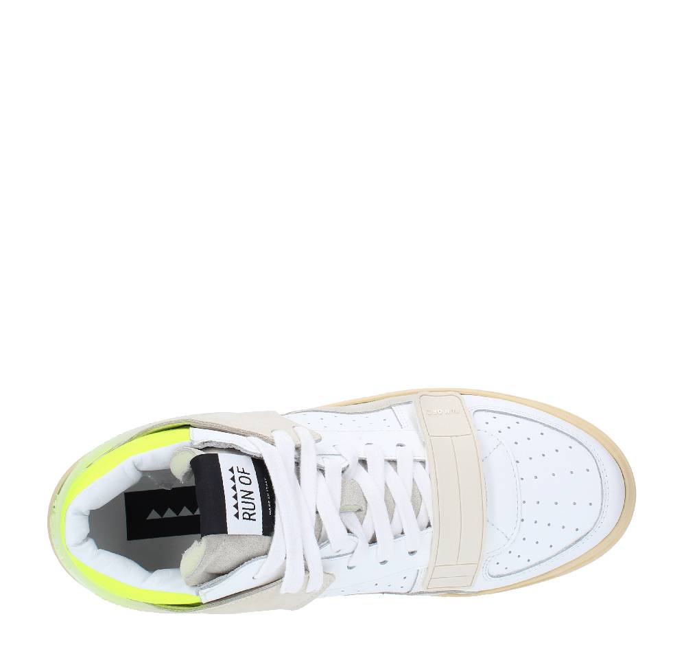 RUN OF Sneakers Modello MID COMBI-GF RUN OF In Pelle Camoscio E Tessuto