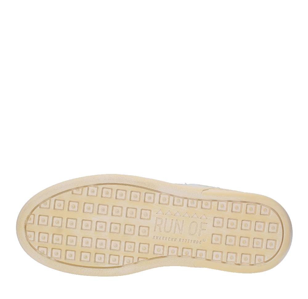 RUN OF Sneakers Modello MID COMBI-RF RUN OF In Pelle Camoscio E Tessuto