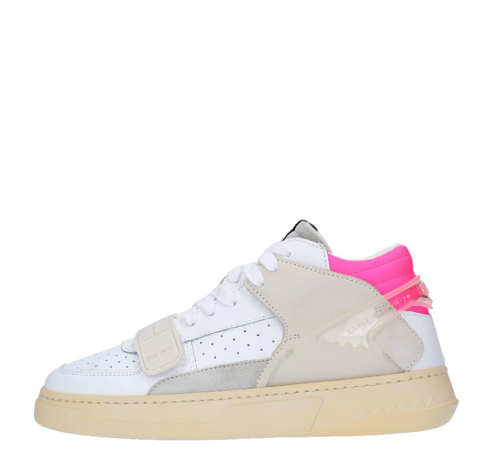 RUN OF Sneakers modello MID COMBI-RF RUN OF in pelle camoscio e tessuto