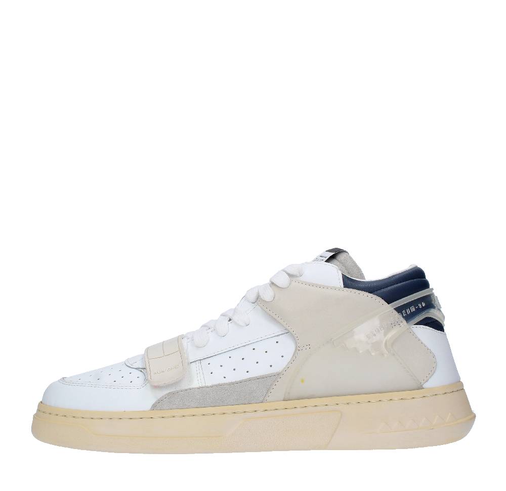 RUN OF Sneakers modello MID COMBI RUN OF in pelle camoscio e tessuto