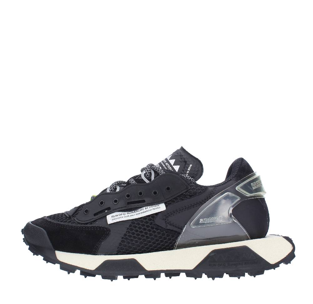 RUN OF Sneakers modello REVOLT RUN OF in camoscio e tessuto