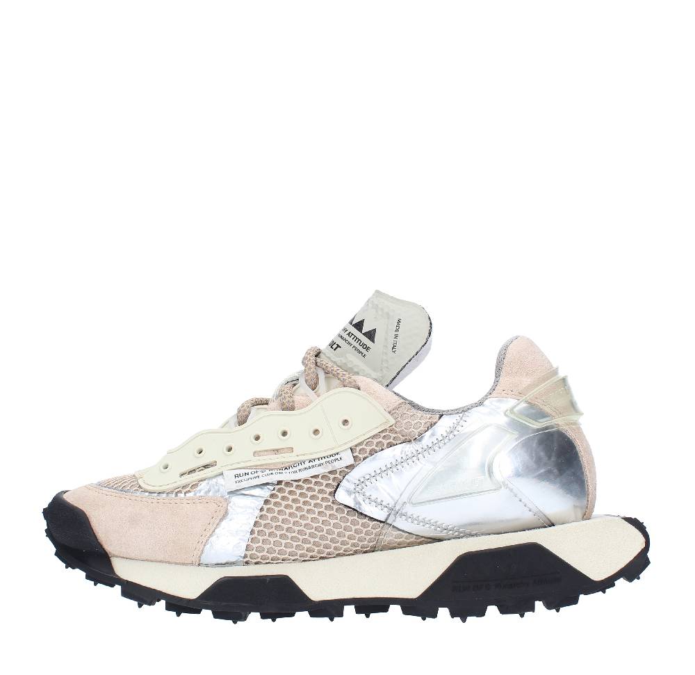 RUN OF Sneakers modello REVOLT RUN OF in camoscio e tessuto