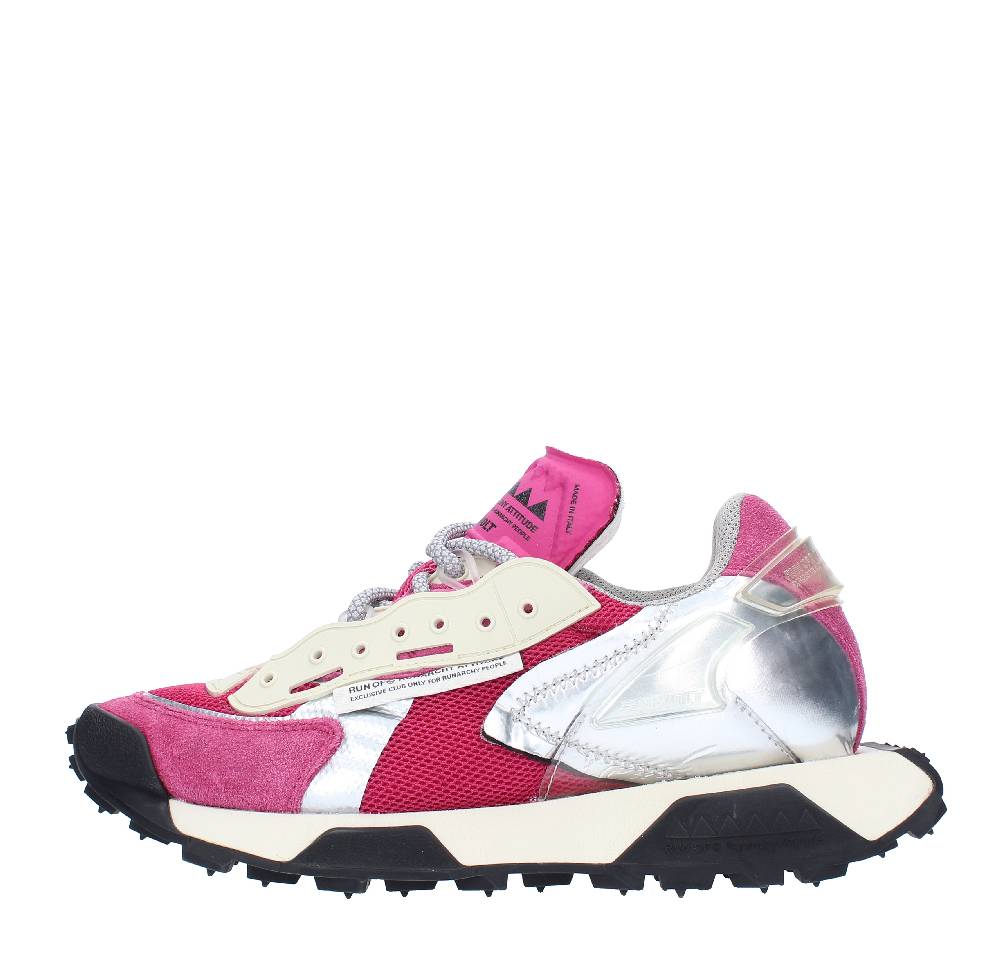 RUN OF Sneakers modello REVOLT RUN OF in camoscio e tessuto