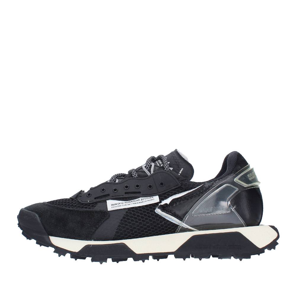 RUN OF Sneakers modello REVOLT RUN OF in camoscio e tessuto